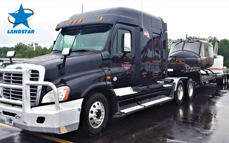 Historic freight hauled by a Landstar owner-operator.