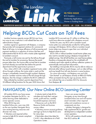 The Landstar Link Newsletter